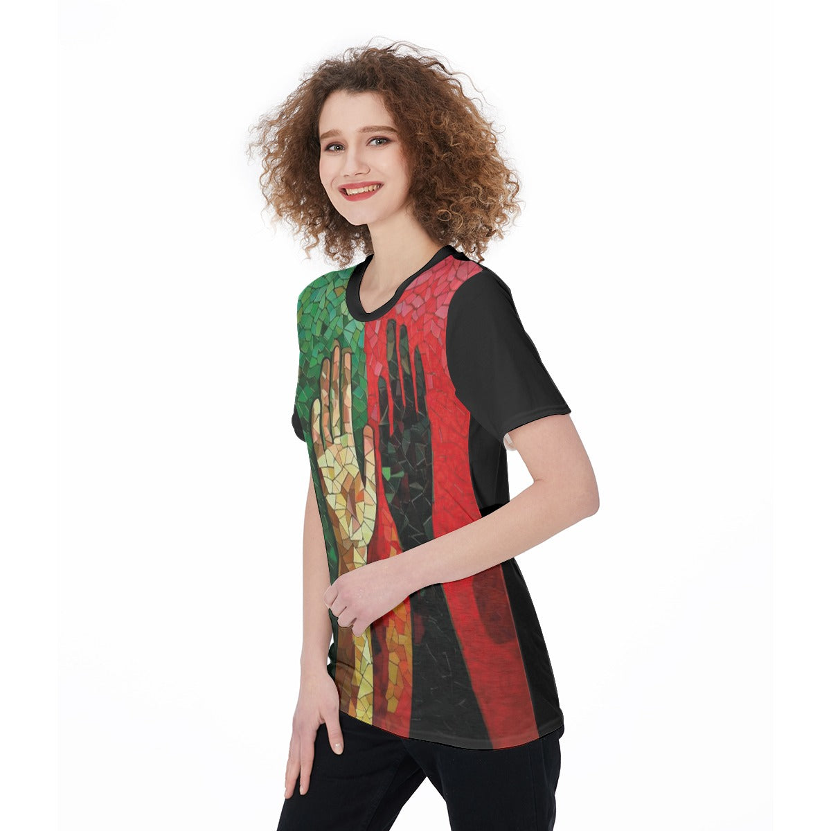 T-shirt Femme Col Rond