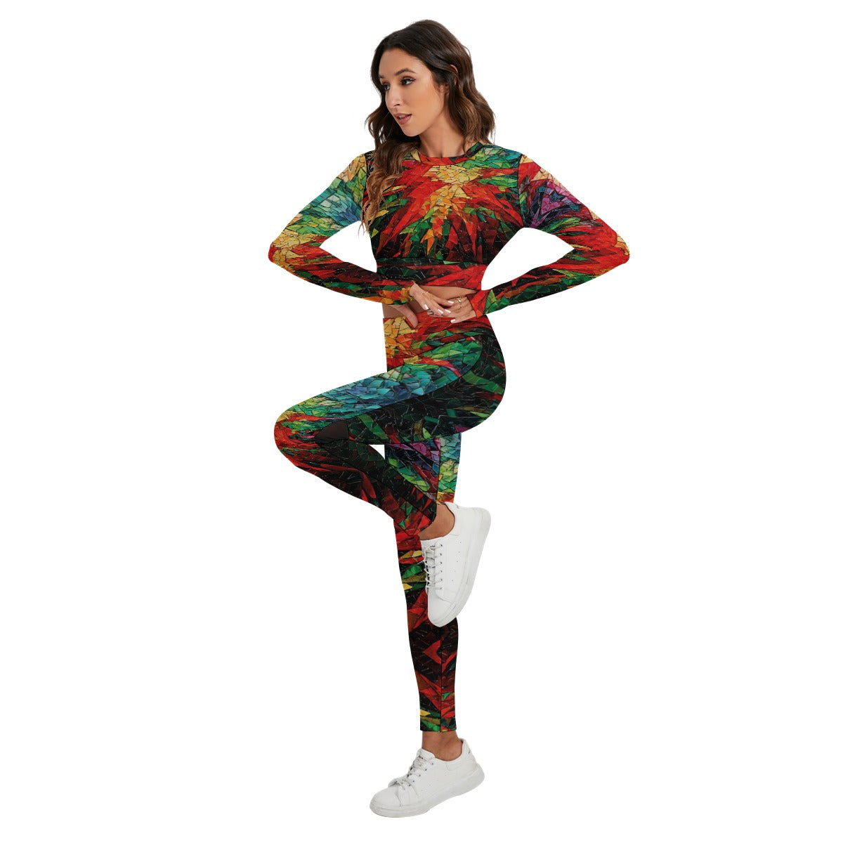 Ensemble Sport Femme avec Top Dos Nu et Leggings